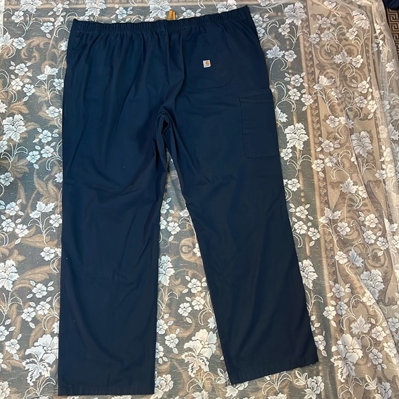 Carhartt Force Liberty Scrub Pants Navy Straight Leg Medical - Picture 8 of 8
